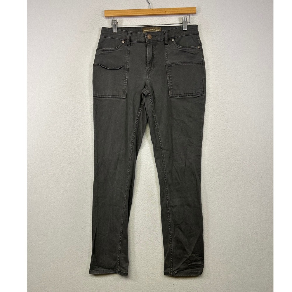 Gorpcore Utility Bit & Bridle Womens 6‎ Gray Slim Front Patch Pocket Cargo Pants